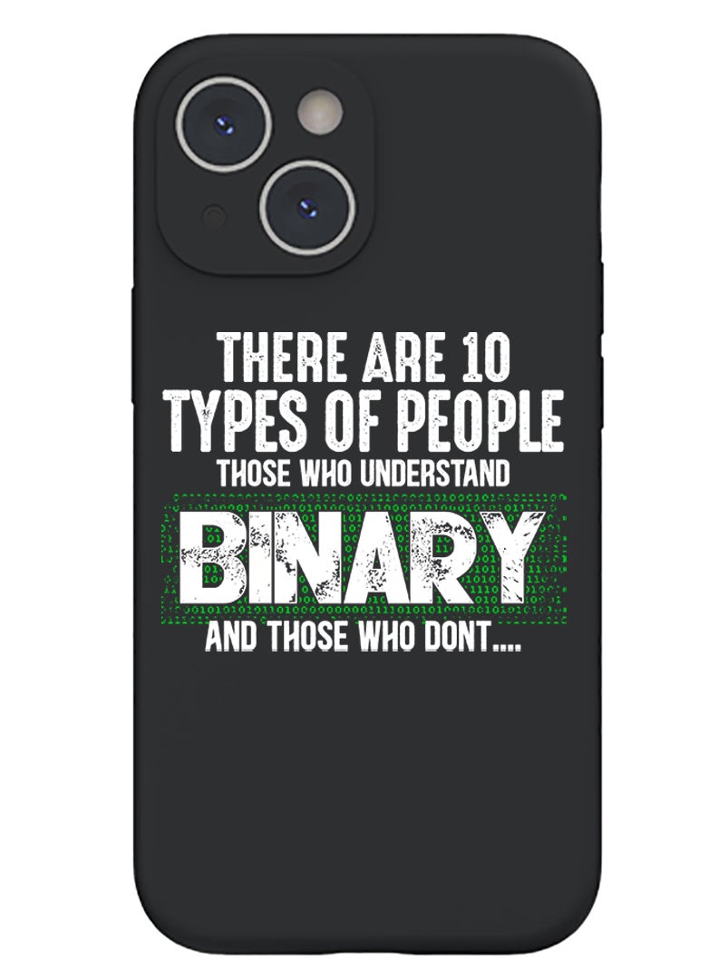 Theodor Protective Slim Fit Case Liquid Silicone Cover with Full Body Protection Anti-Scratch Shockproof Case For iPhone 15 Black  - Brain Milkshake copy - Image 1