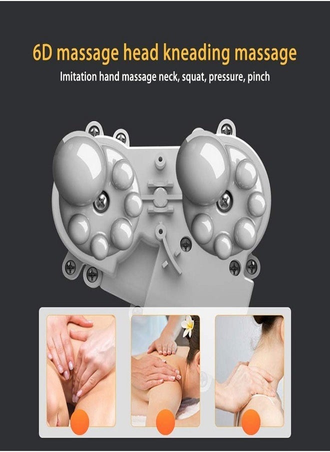 Generic Neck Massager,USB Charging U-shaped Massage Pillow Electric Travel Pillow Foam Cervical Massage Pillow for Muscles Pain Relief Relax in Airplane,Office and Home  - Image 5