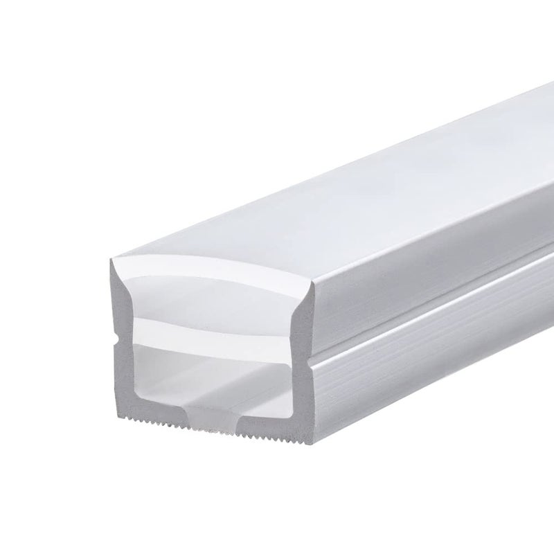 BIRRAY 164FT5M Silicone LED Channel System for 12mm DIY Neon Rope Light Strip 14x20mm Flexible Tube Housing Profile IP67 Waterproof LED Aluminum Extrusion Substitutes