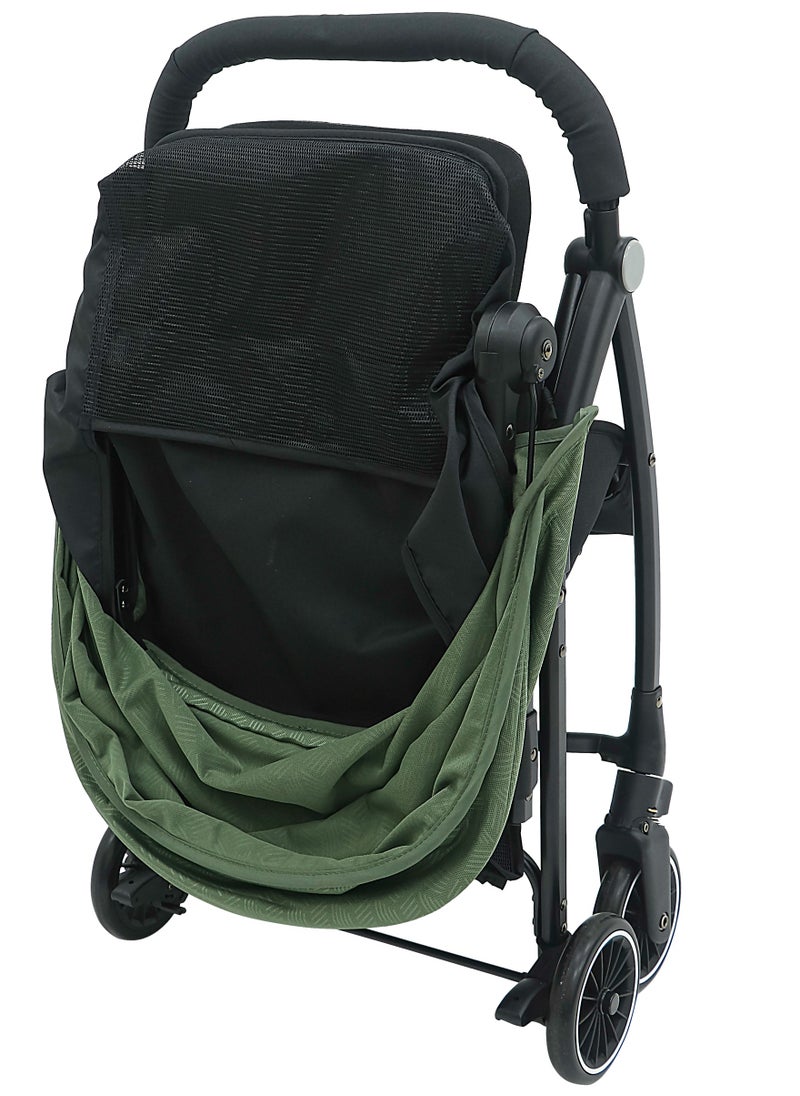 Bebesitos UrbanLite Travel-Friendly Lightweight Compact Fast Folding Stroller Fits in Airplane Cabin - Pistachio Green  - Image 2
