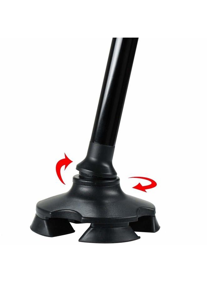 ATS Assistive Technology Services SteadyCane Self-Standing Cane 4 Feet and Light Hurry Before They are Gone - Best Walking Cane - As Seen On TV Cane - Foldable - Adjustable - Wrist Strap - Image 1
