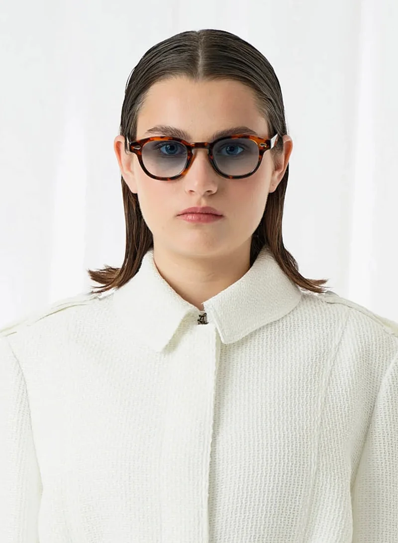 Explicit Poets Explicit Poets Unisex JOHNNY TORTOISE Tortoise - Gradient Blue Stylish Sunglasses, 2EP7