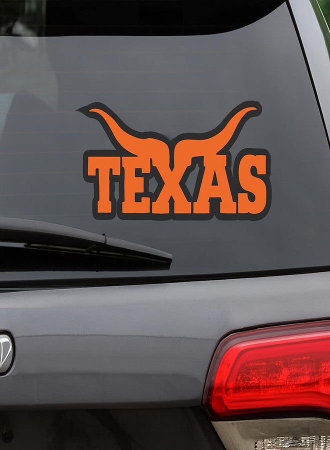 Texas Longhorn Bumper Sticker – Funny Retro TX Decal for Hydroflask, Laptop, Car, or RV | Vintage Lone Star State Gift for Texans, Adults & Kids (Large 5") - Image 2