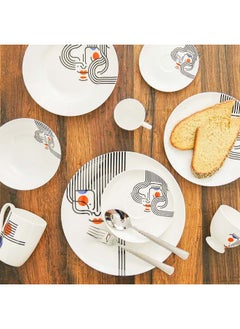 DANUBE HOME Danube Home Claire Fine Bone China Dinner Plate 27Cm Elegant And Durable Perfect For Serving Main Courses Stylish Design For Home Restaurant Or Special Occasions  - Image 3