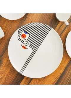 DANUBE HOME Danube Home Claire Fine Bone China Dinner Plate 27Cm Elegant And Durable Perfect For Serving Main Courses Stylish Design For Home Restaurant Or Special Occasions  - Image 1