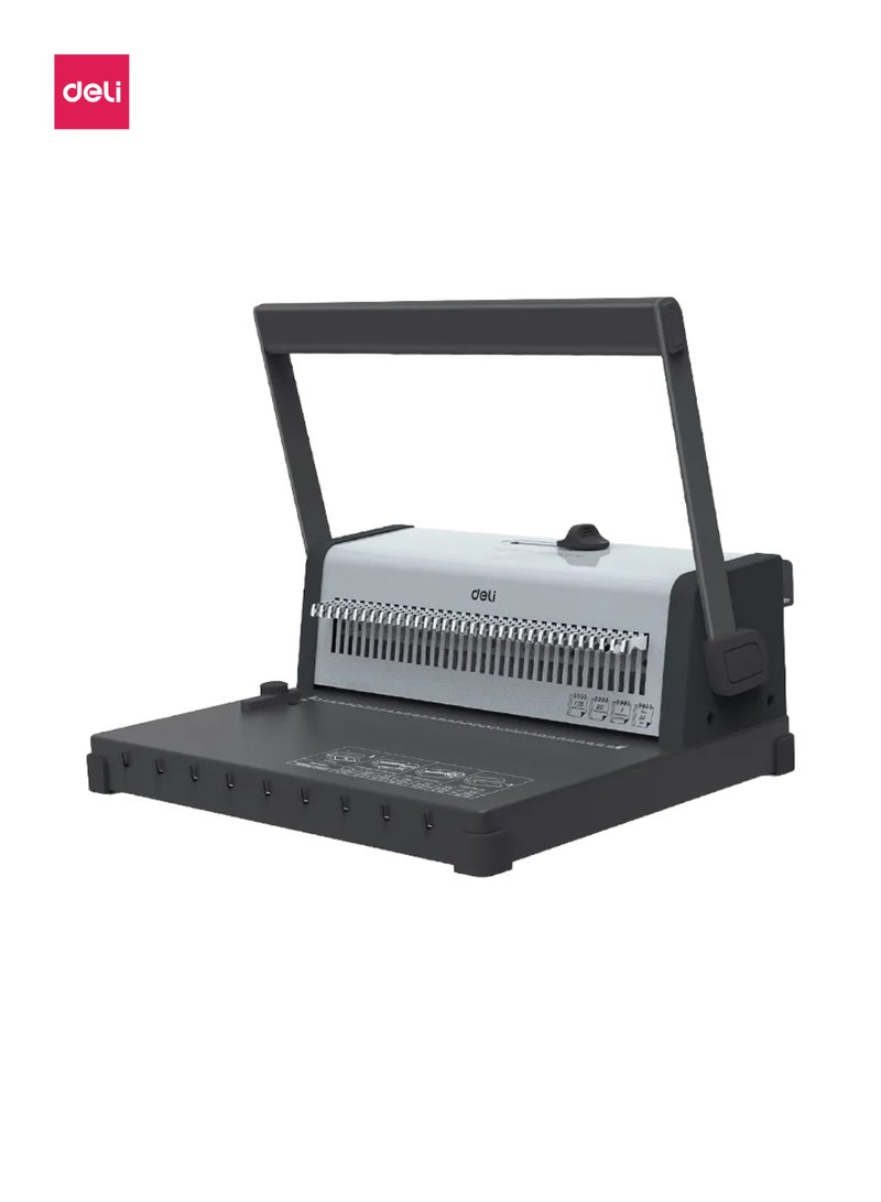 Deli T322 A4 Metal Wire Binding Machine, 20-Sheet Punching, 135-Sheet Binding Capacity - Image 1