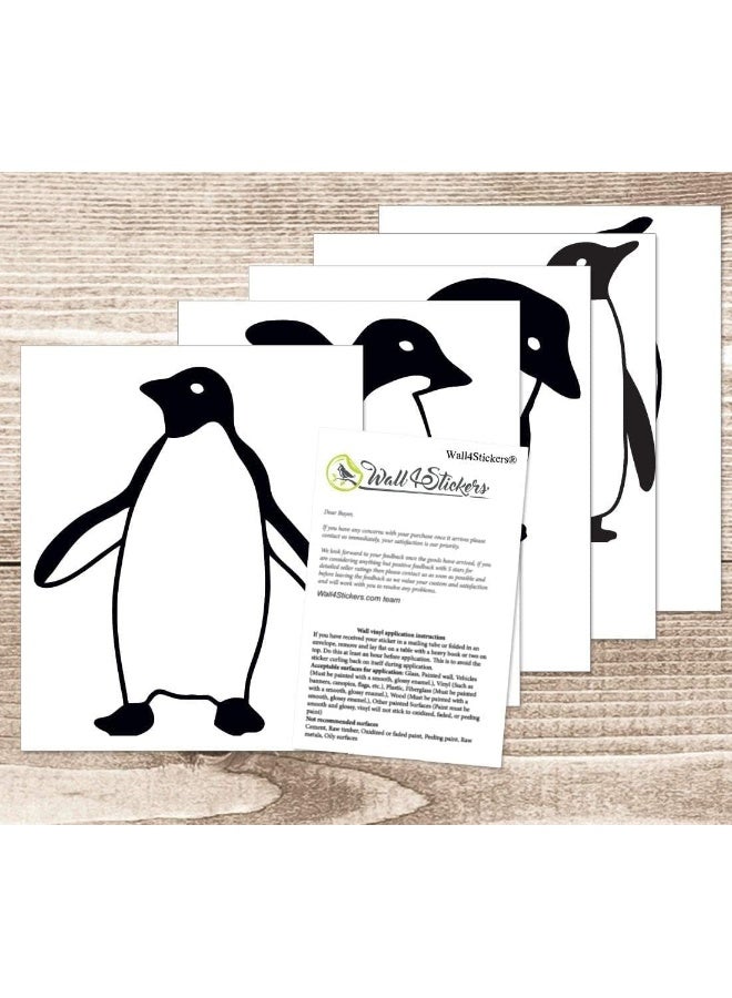 wall4stickers Penguins jumping flying funny Vinyl Wall Sticker Decor Decal Mural Kitchen Pets - Image 3