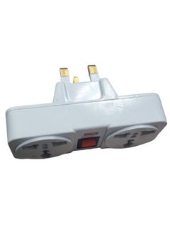 Generic Power Switch socket Converter 2 in 1 With Safety Button  - Image 2