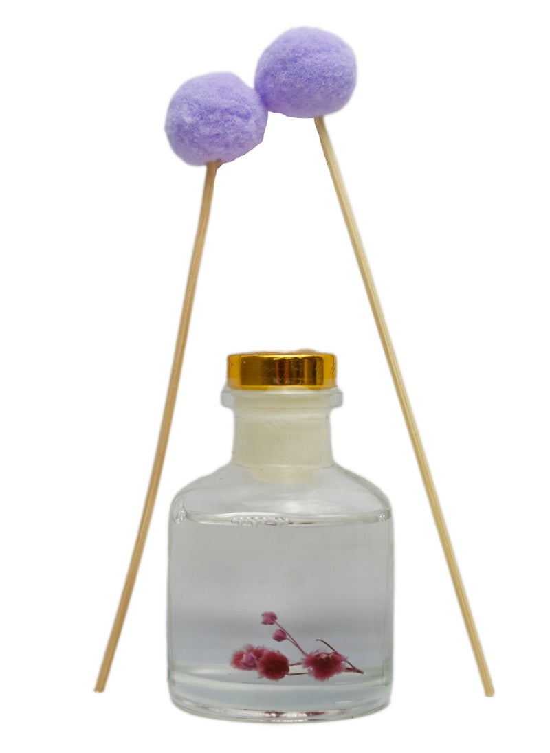 Generic - Preserved Real Flower Reed Diffuser Lavender 1 Pack Reed Diffuser Set, Oil Diffuser & Reed Diffuser Sticks, Home Decor & Office Decor, Fragrance And Gifts - Image 1