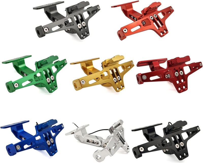 QASULER Motorcycle Rear License Plate Mount Holder - Image 3