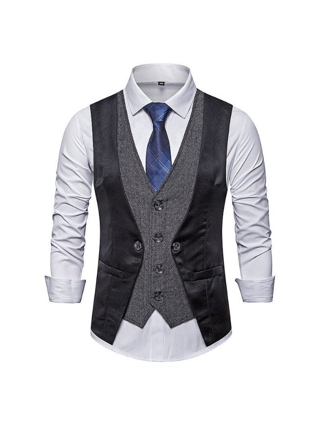 Shougu New Fashionable Casual Men's Suit Vest - Image 1