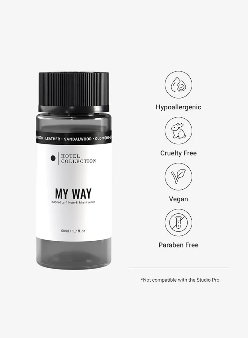 Hotel Collection Hotel Collection  - My Way Fragrance Oil Blend - Hotel Inspired for Luxury Essential Oil Diffusers - Aromatherapy Scent Diffuser Oil - Leather, Sandalwood, and Amber