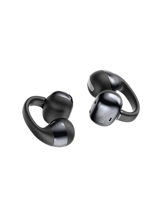 HTC NE56 OWS Ear Clip Wireless Earphones, Bluetooth 6.0, Comfortable Sport Earclip Design, Noise Reduction Calls, Built-in Mic, 20-Hour Battery Life, 4-Hour Music Playback, Lightweight Wireless Headphones, Black black - Image 5