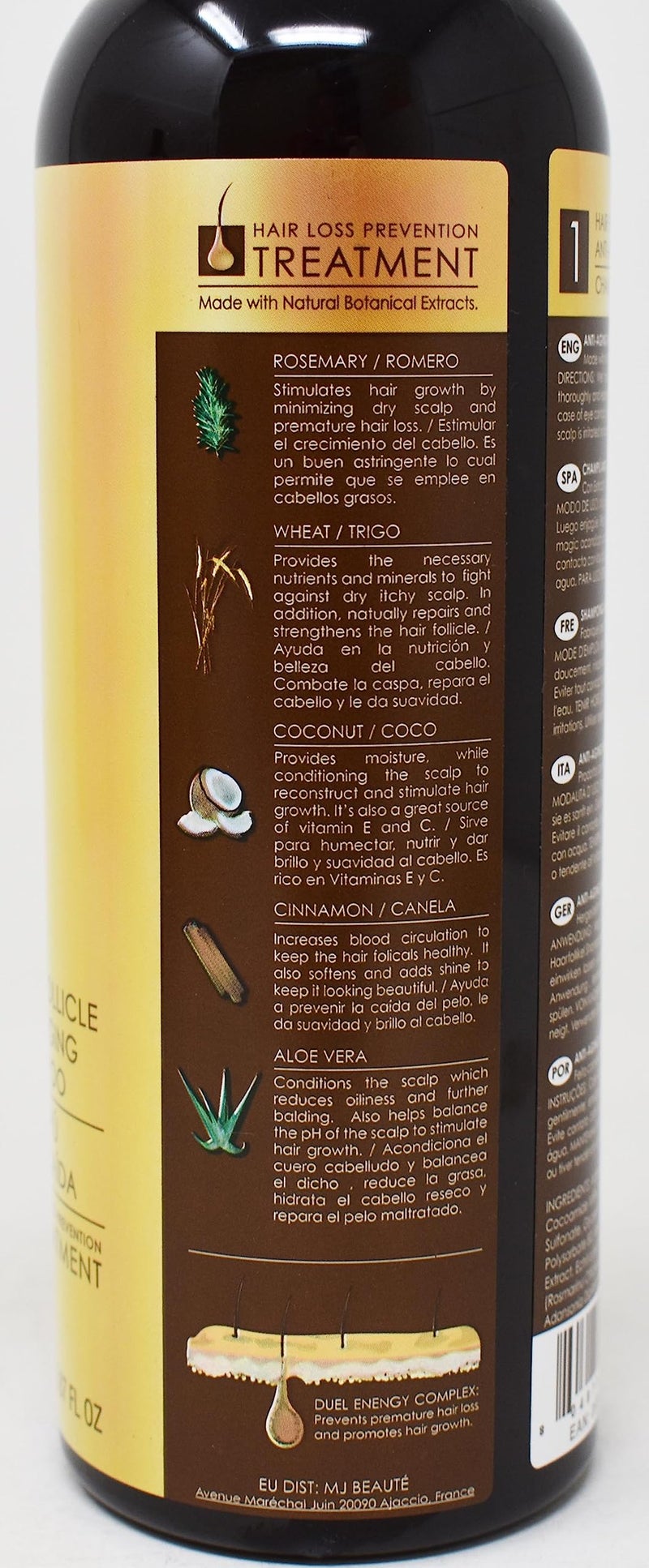 Dominican Magic Hair Follicle Anti-Aging Shampoo & Treatment 15.87oz Duo "Set" - Image 5