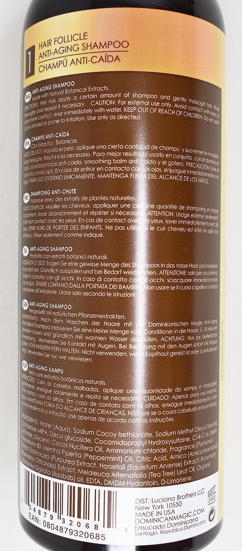 Dominican Magic Hair Follicle Anti-Aging Shampoo & Treatment 15.87oz Duo "Set" - Image 4