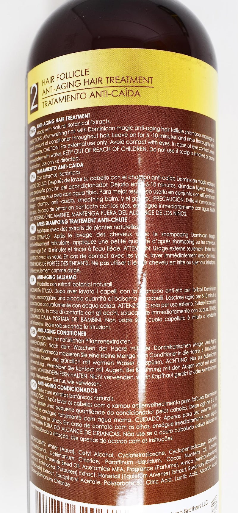Dominican Magic Hair Follicle Anti-Aging Shampoo & Treatment 15.87oz Duo "Set" - Image 3
