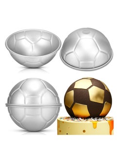 Aluminum Hemisphere Cake Pan, Nonstick Sphere Shape Cake Molds for Baking, Sphere Half Ball Cake Pan for Birthday, Wedding, Anniversary, DIY Cakes, Bakeware Tool, Silver
