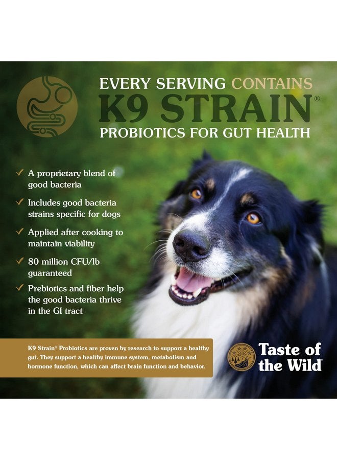 تيست أوف ذا وايلد طعام الكلاب الجاف الفاخر من Taste of the Wild خالي من الحبوب وعالي البروتين وذو وصفة لحوم حقيقية من Wetlands - Image 4