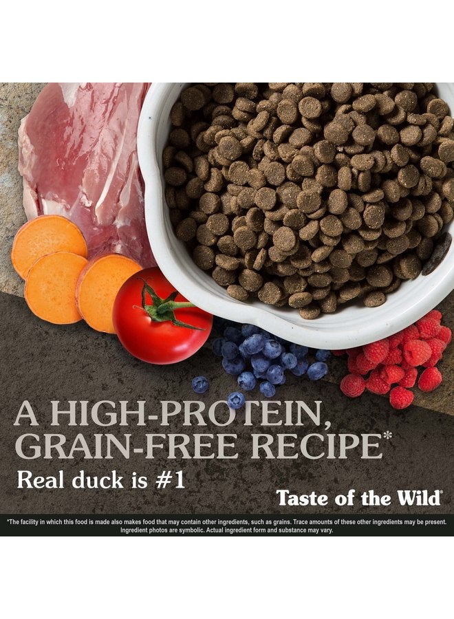 تيست أوف ذا وايلد طعام الكلاب الجاف الفاخر من Taste of the Wild خالي من الحبوب وعالي البروتين وذو وصفة لحوم حقيقية من Wetlands - Image 3