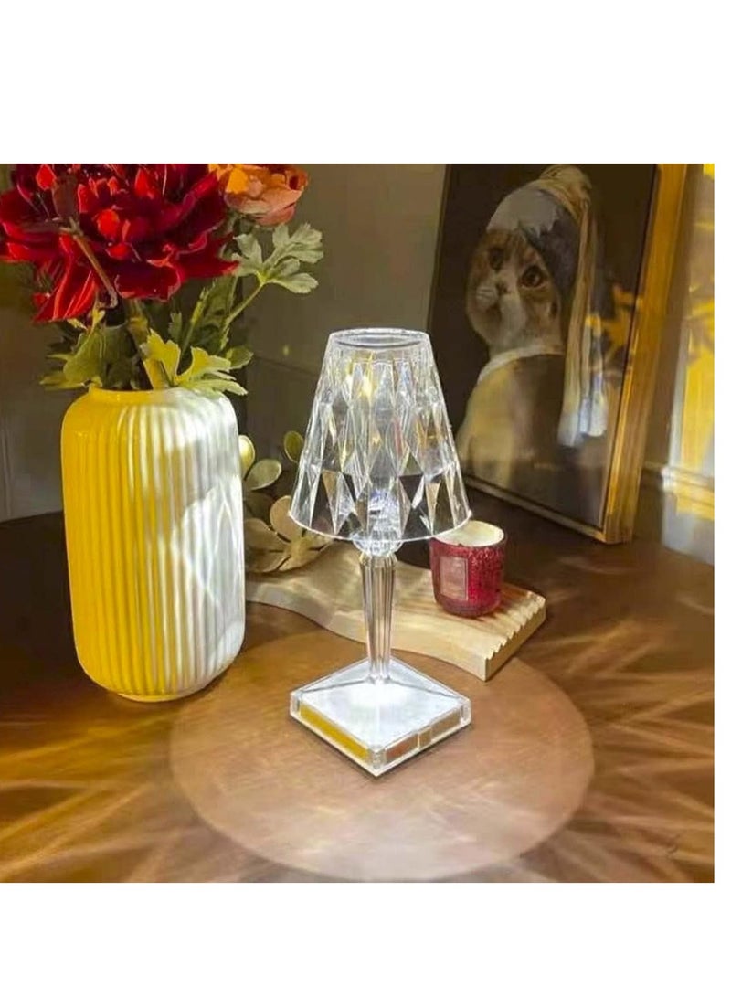 ELTRAZONE Table Lamp-LED Nightstand Lamp, Crystal Table Lamps, Night Light Creative, Portable Rechargeable Lamp for Living Room Decoration, Bedroom - Image 5