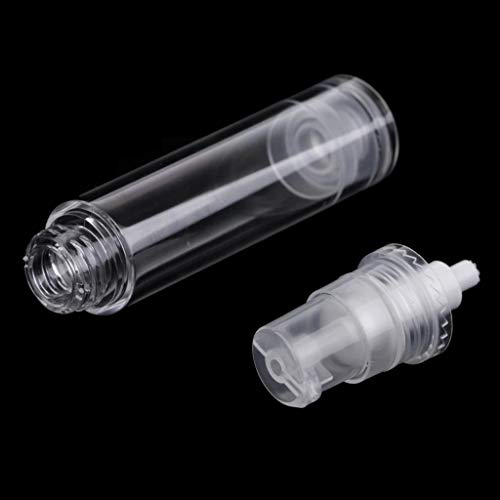 Wresty 15 Pcs Clear Airless Lotion Pump Bottles, Reusable Plastic Cosmetic Containers, Perfect for Foundations, Serums, and More (15ml) - Image 4