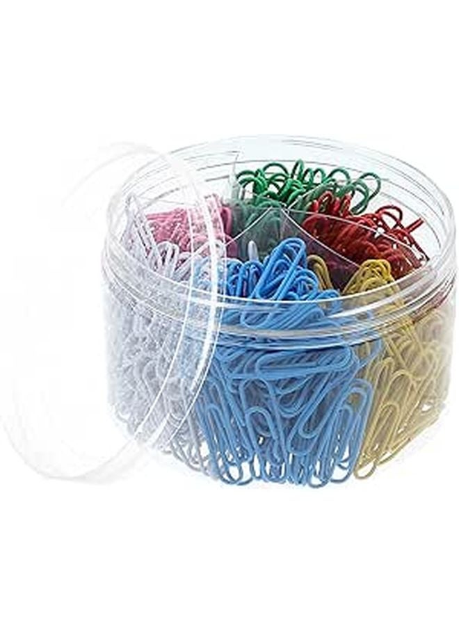 480 Pcs Colorful Small Paper Clips 33mm Binder Clips Office School Home Supplies - Image 1