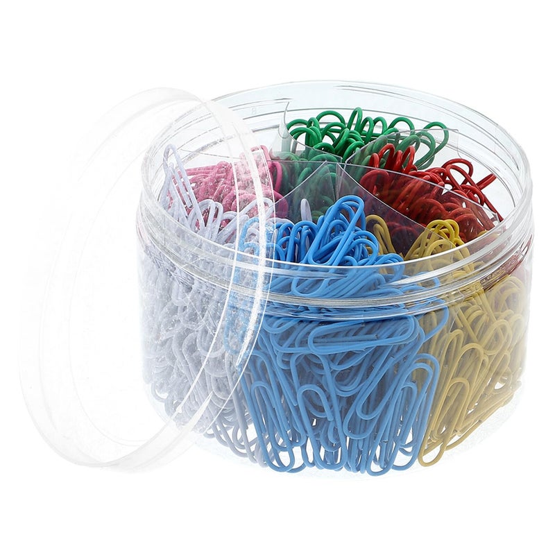 480 Pcs Colorful Small Paper Clips 33mm Binder Clips Office School Home Supplies - Image 2