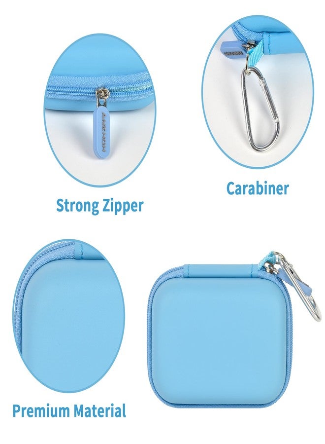 ANKHOH Carrying Case Compatible with Crucial X10/ X9 Pro 4TB/ 2TB/ 1TB Portable SSD, External Solid State Drive Hard Storage Holder Bag Fits for USB-C Cable (Box Only) (Blue) - Image 3