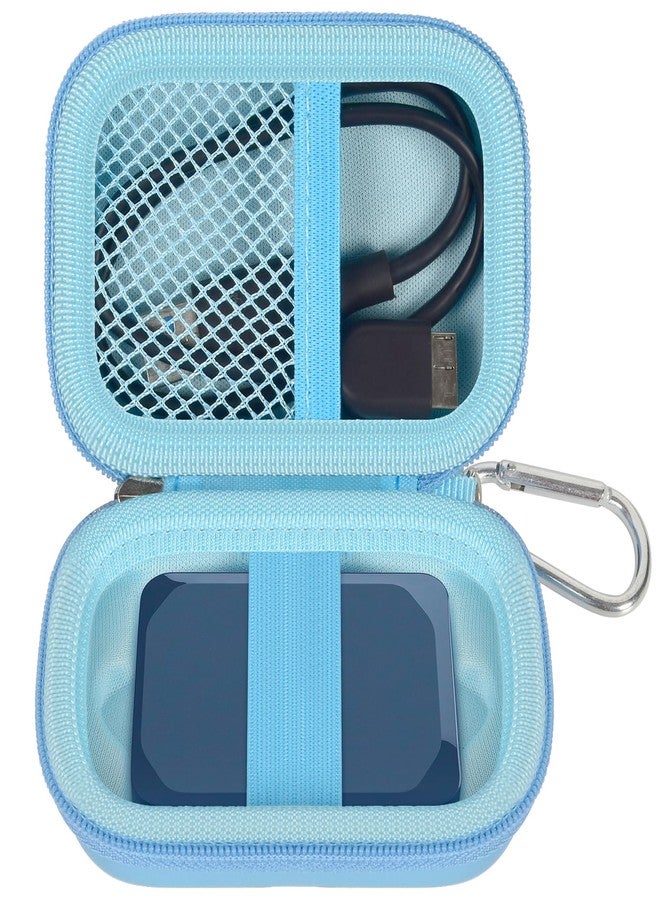 ANKHOH Carrying Case Compatible with Crucial X10/ X9 Pro 4TB/ 2TB/ 1TB Portable SSD, External Solid State Drive Hard Storage Holder Bag Fits for USB-C Cable (Box Only) (Blue) - Image 1