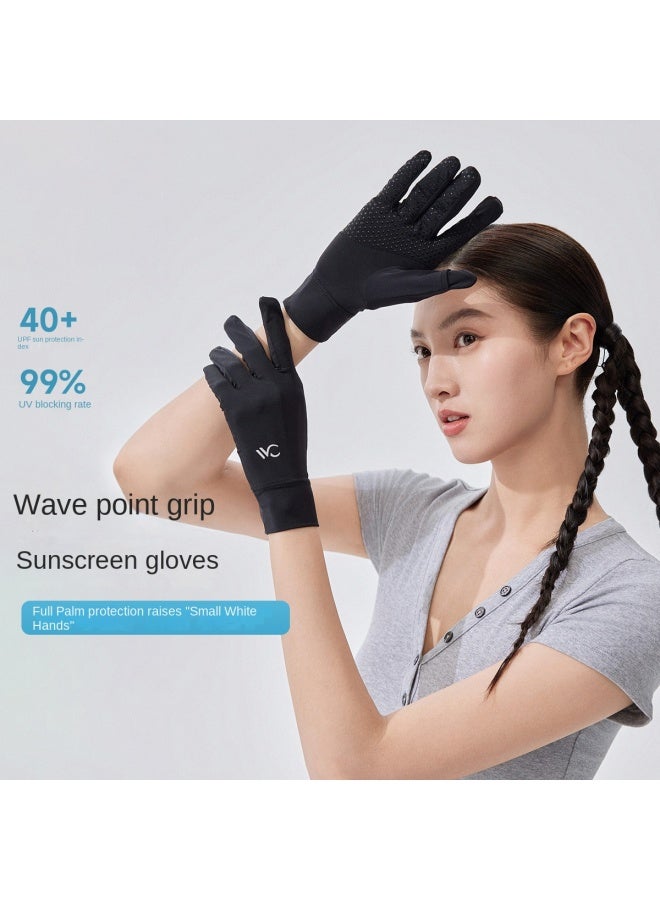 VVC Spring/summer New Uv Protection Sunscreen Gloves, Sun Sleeves For Outdoor Driving & Cycling With Anti-slip Design - Image 2