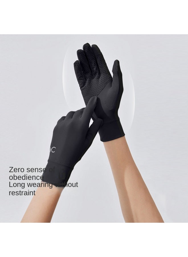 VVC Spring/summer New Uv Protection Sunscreen Gloves, Sun Sleeves For Outdoor Driving & Cycling With Anti-slip Design - Image 3
