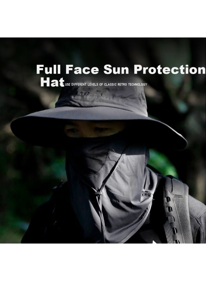 Tactical Bird Summer Outdoor Sun Protection Sunshade Hat Men Sun Climbing Hiking Fishing Fisherman Hat - Image 2