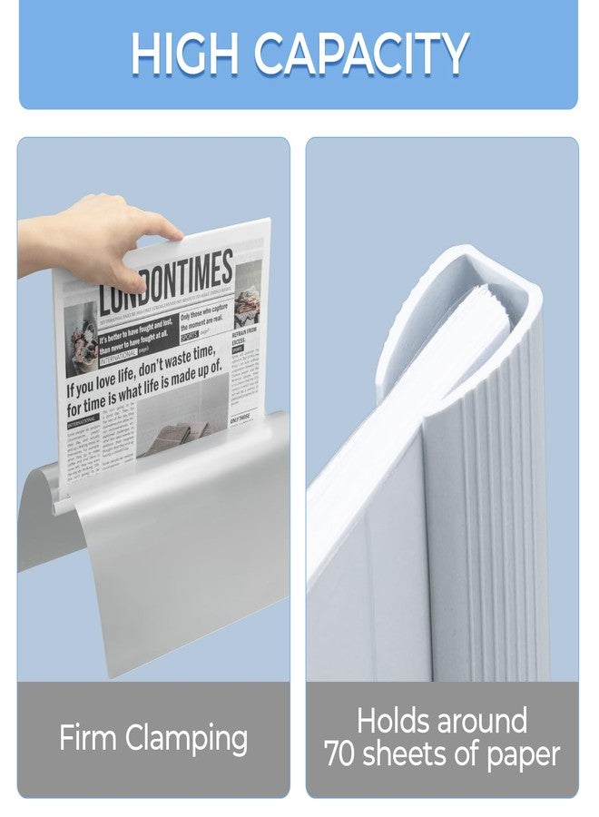 ام اند جي مجموعة من 10 أغلفة تقارير من M&G مزودة بشريط منزلق، تحتوي على 70 ورقة، غلاف تقرير شفاف بسماكة 10 مم مناسب لورق A4 وورق بحجم الرسائل، مقاس 8.7 × 12.2 بوصة - Image 4