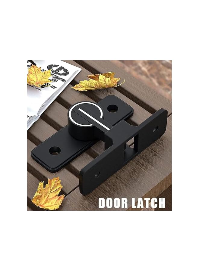 promass 90 Degree Right Angle Door Lock, Heavy Duty Flip Door Latch, Bolt Lock cam Lock, Door and Window Push-Pull Lock, Rod Bolt barn Push-Pull Door Lock for Bedroom, Garage, Window - Image 3