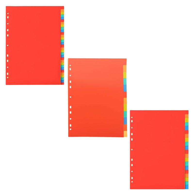 6 Sets of Colored Binder Dividers Notepad Dividers Binder Notebook Page Dividers Organizers - Image 5