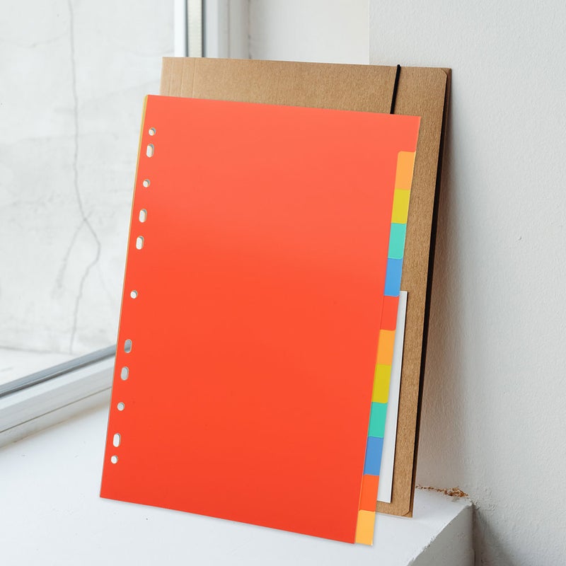 6 Sets of Colored Binder Dividers Notepad Dividers Binder Notebook Page Dividers Organizers - Image 2