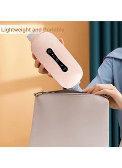 ELTRAZONE Menstrual Heating Pad, 3-Level Adjustable Temperature Electric Heating Belt for Period Pain Relief – Portable Waist & Belly Comfort for Women & Girls, Pink  - Image 5