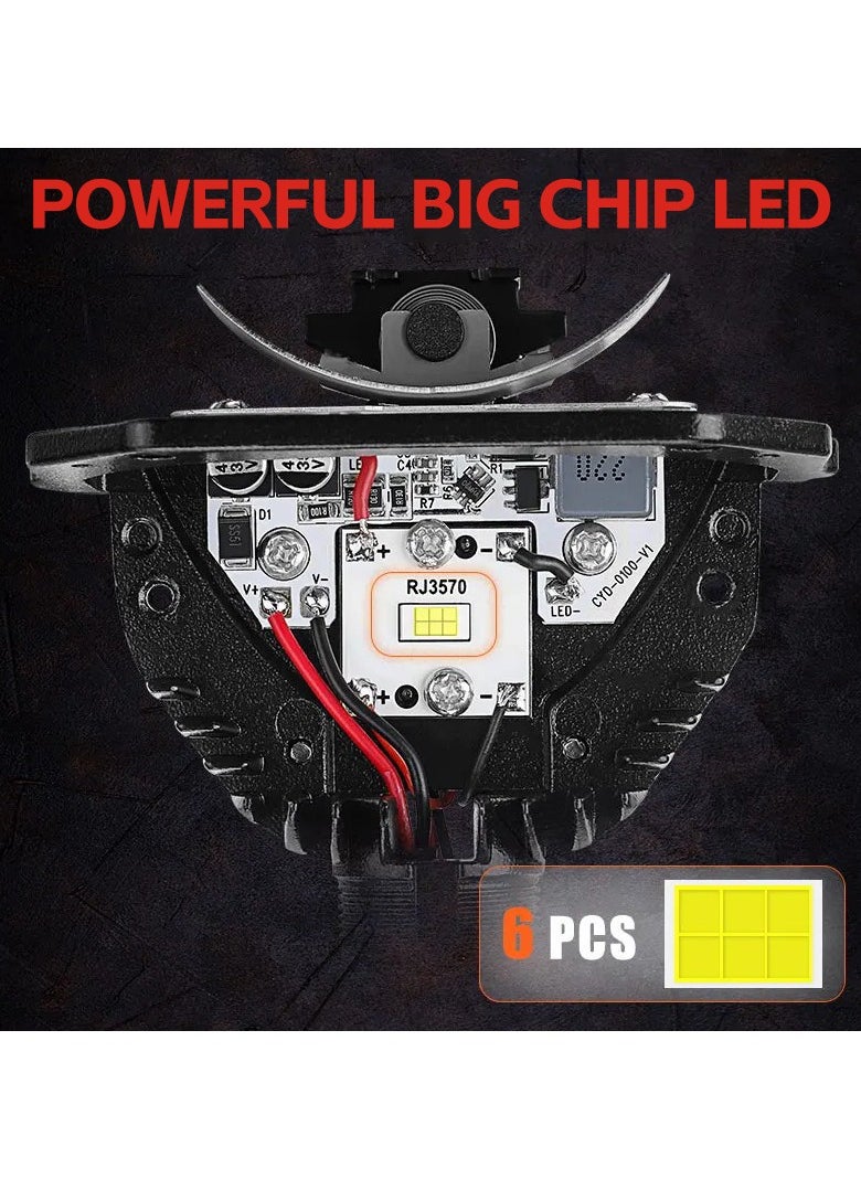 Generic - Premium Car LED Headlight - 2.5" Bi-Beam Lens, Lossless H4 H7 9005 9006 Hi-Lo Beam 50W High Power, Single Bulb, Super Bright & Focused, Turbo Cooling, IP67 Waterproof, Fits Both Left & Right-Hand Drive, Easy Install（1 piece） - Image 1