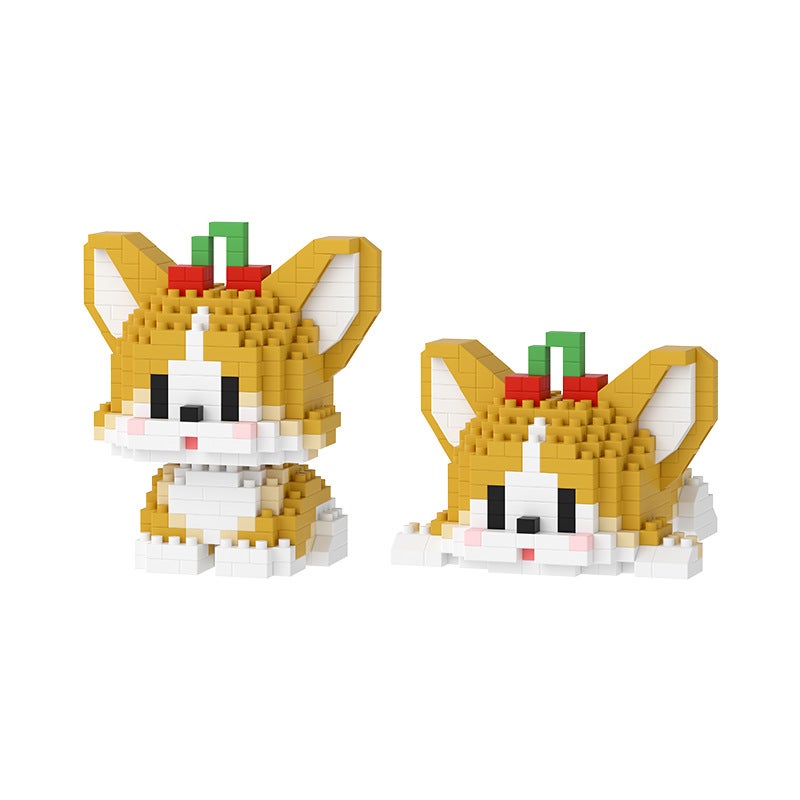 Micro Particle Building Blocks Cute Pet Dog DIY Assembly Toy Gift Compatible with Lego - Image 5