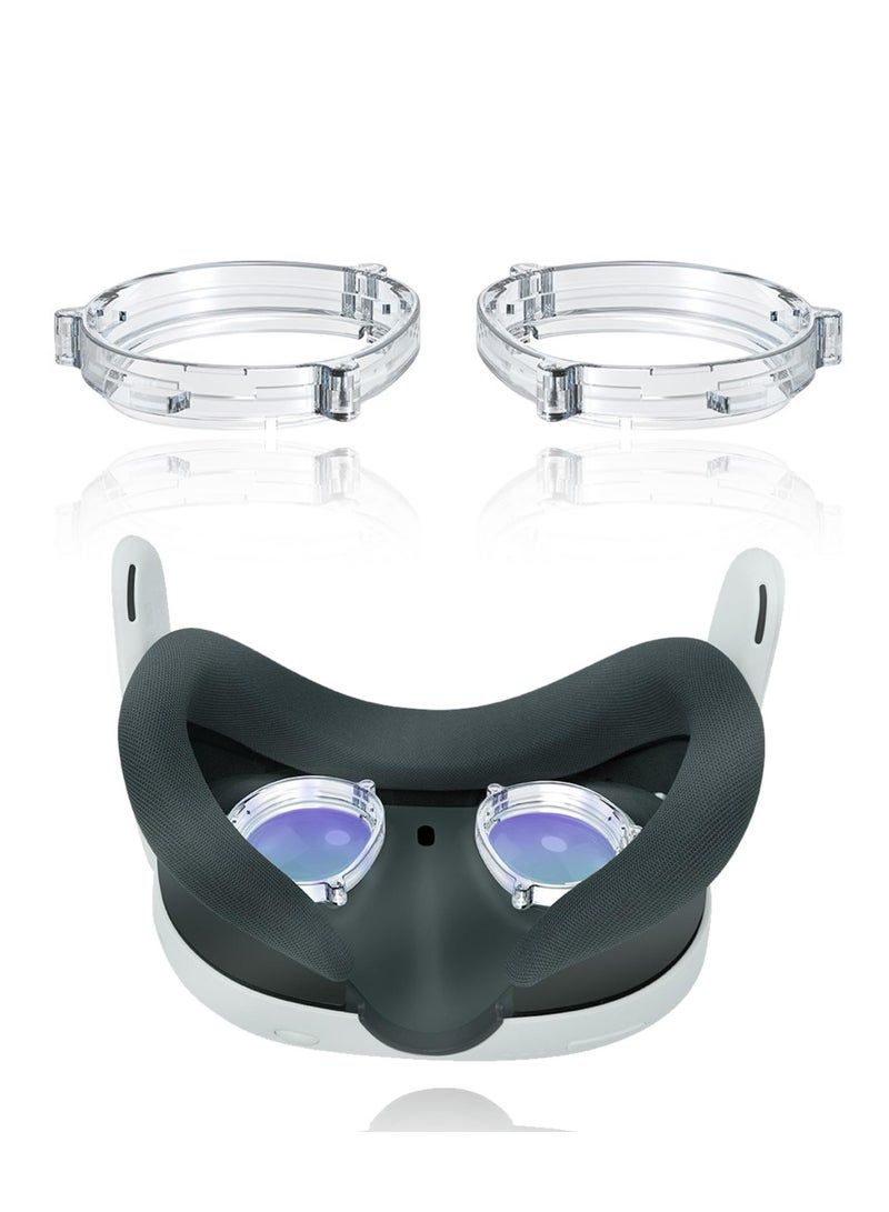 حامي فراغ النظارات، متوافق مع ملحقات ميتا، حامي عدسات النظارات المغناطيسية، إطار مقاوم للخدش لإدخال عدسات النظارات، لحماية نظارات قصر النظر من الخدوش. - Image 3