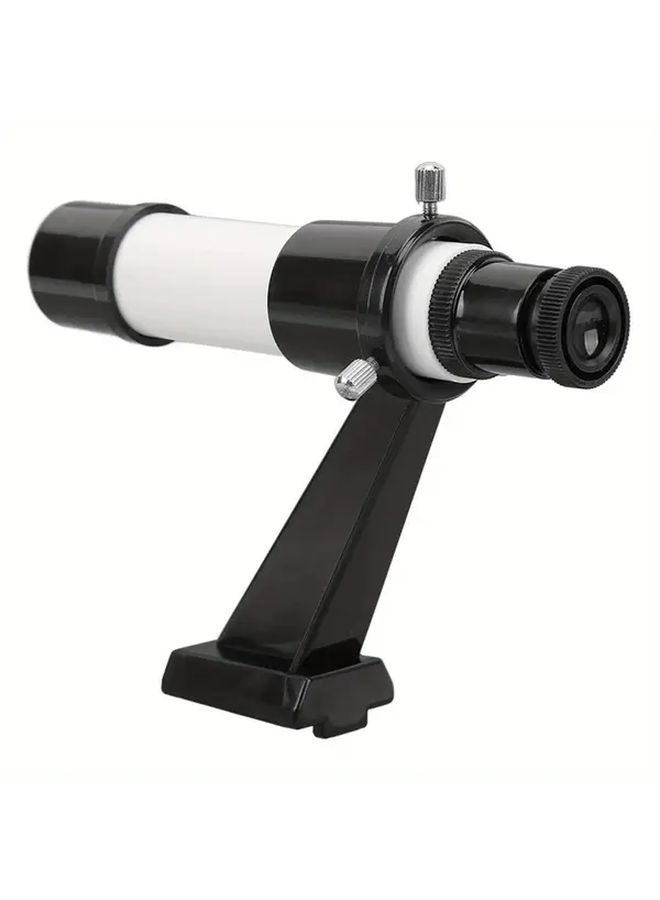 5x24 Astronomical Telescope Finder Scope with Inline Base Stand Manual Focus Dovetail Compatible - Image 2