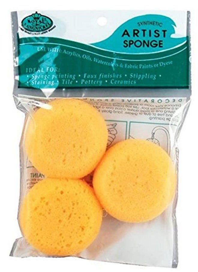 Royal & Langnickel Royal Brush Synthetic Artist Sponges 3/Pack 