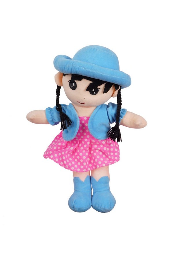 HELLO BABY - HELLO BABY Super Soft Girls Huggable Winky Doll for Kids, Girls, Washable Soft Plush Toy for Kids, Girls, Plush Doll for Baby Girls, Doll Soft Toys for Baby Girls (Pink, 40 Cm) - Image 1