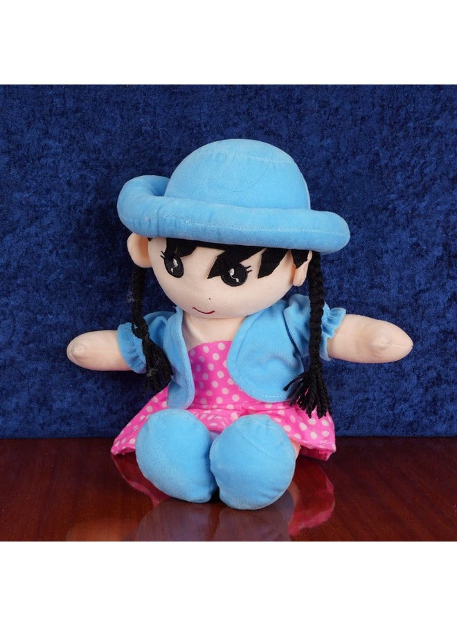 HELLO BABY - HELLO BABY Super Soft Girls Huggable Winky Doll for Kids, Girls, Washable Soft Plush Toy for Kids, Girls, Plush Doll for Baby Girls, Doll Soft Toys for Baby Girls (Pink, 40 Cm) - Image 1