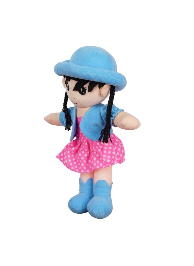HELLO BABY - HELLO BABY Super Soft Girls Huggable Winky Doll for Kids, Girls, Washable Soft Plush Toy for Kids, Girls, Plush Doll for Baby Girls, Doll Soft Toys for Baby Girls (Pink, 40 Cm) - Image 1