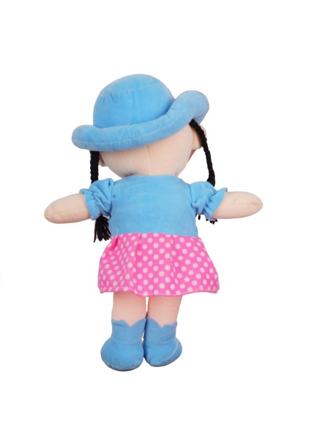 HELLO BABY - HELLO BABY Super Soft Girls Huggable Winky Doll for Kids, Girls, Washable Soft Plush Toy for Kids, Girls, Plush Doll for Baby Girls, Doll Soft Toys for Baby Girls (Pink, 40 Cm) - Image 1