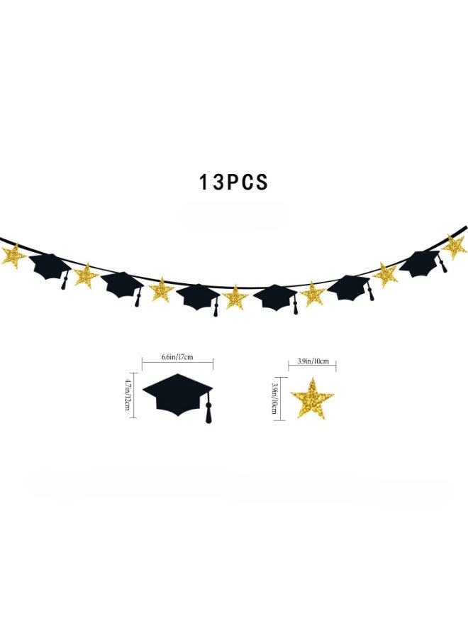 YANCI 35 pieces of graduation season party decoration flags, decoration banners set, celebration banners - Image 4