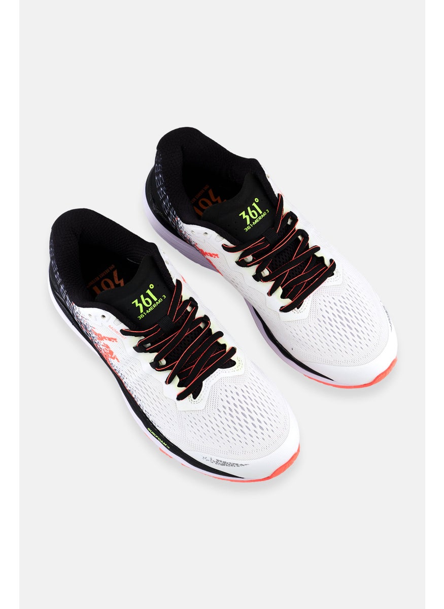 361 Degrees - Women 361-Meraki Lace Up Running Shoes, White - Image 1