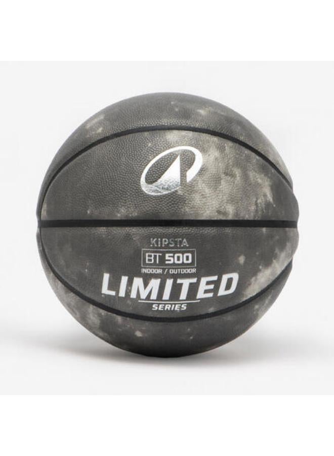 KIPSTA Size 7 Basketball BT500 Touch - Grey - Image 2