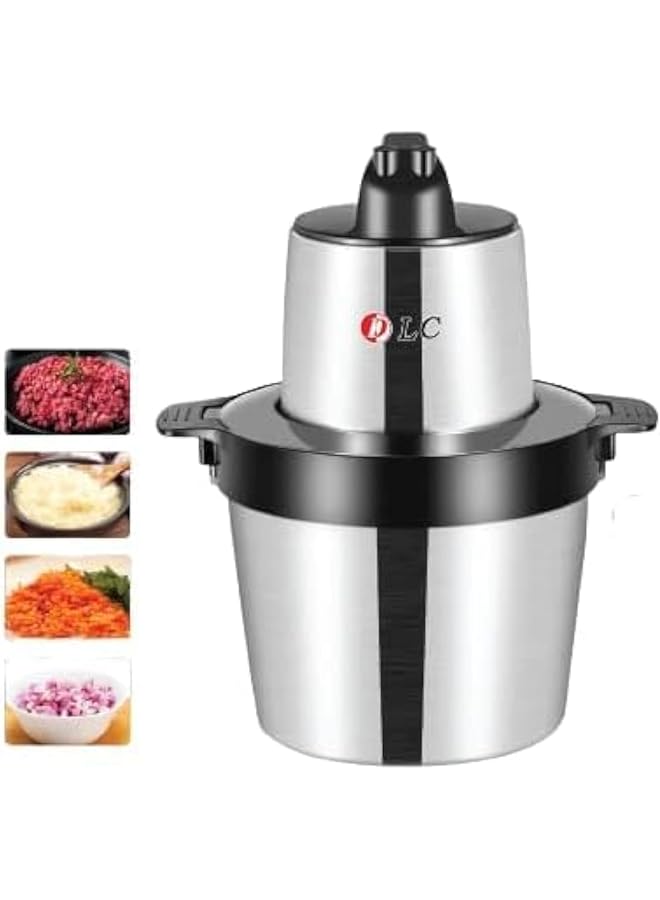 إيروريكس مفرمة لحم متعددة الوظائف من الفولاذ المقاوم للصدأ بسعة 6 لتر وشفرات حادة بقوة 600 وات 39405 - Image 3